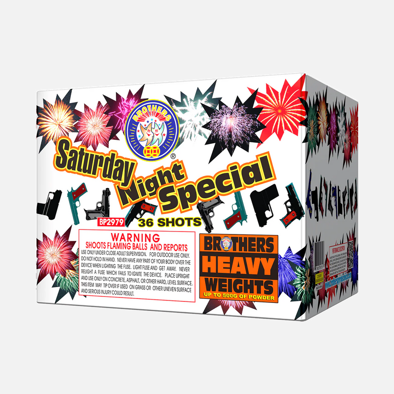 Saturday Night Special 36-Shot XL Aerial Cake