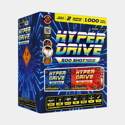 Finales de batería de 500 disparos Hyperdrive™