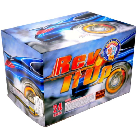 Tarta aérea de 24 disparos XL "Rev It Up"