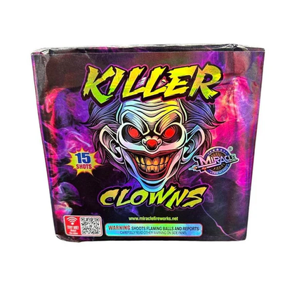 Killer Clown 180-Shot Aerial Cake Assortment | Case 4/3