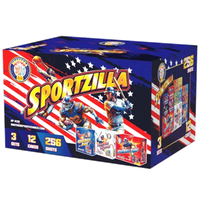 Sportzilla 254-Shot Aerial Assortment Set | Case 1/3/4