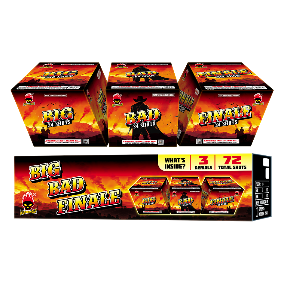 Big Bad Finale 72-Shot XL Aerial Cake Finale Kit™