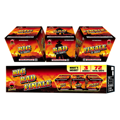 Big Bad Finale 72-Shot XL Aerial Cake Finale Kit™