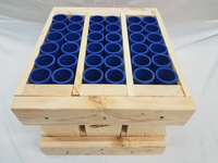 Great Lakes Mortar Racks™ 36-Shot Double Row Straight Rack