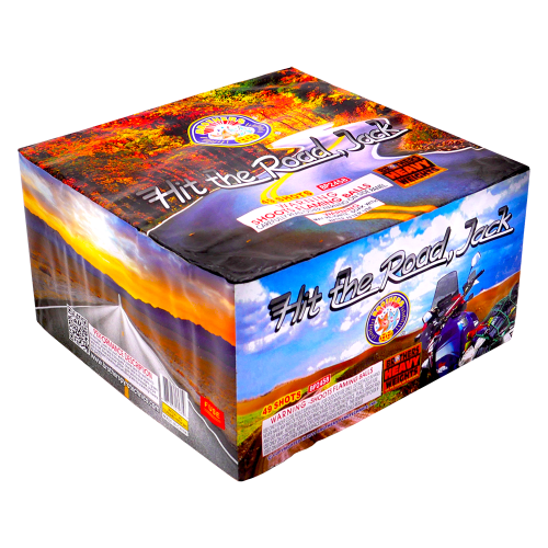 Hit the Road Jack 49-Shot XL Aerial Cake | Case 4/1