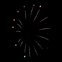 Ghost Ring Blue to Red to Yellow to Green w/ Brocade Ring (60mm) Single Shot Pro-Line