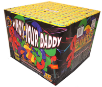 Tarta aérea de 36 disparos XL "Who's Your Daddy"