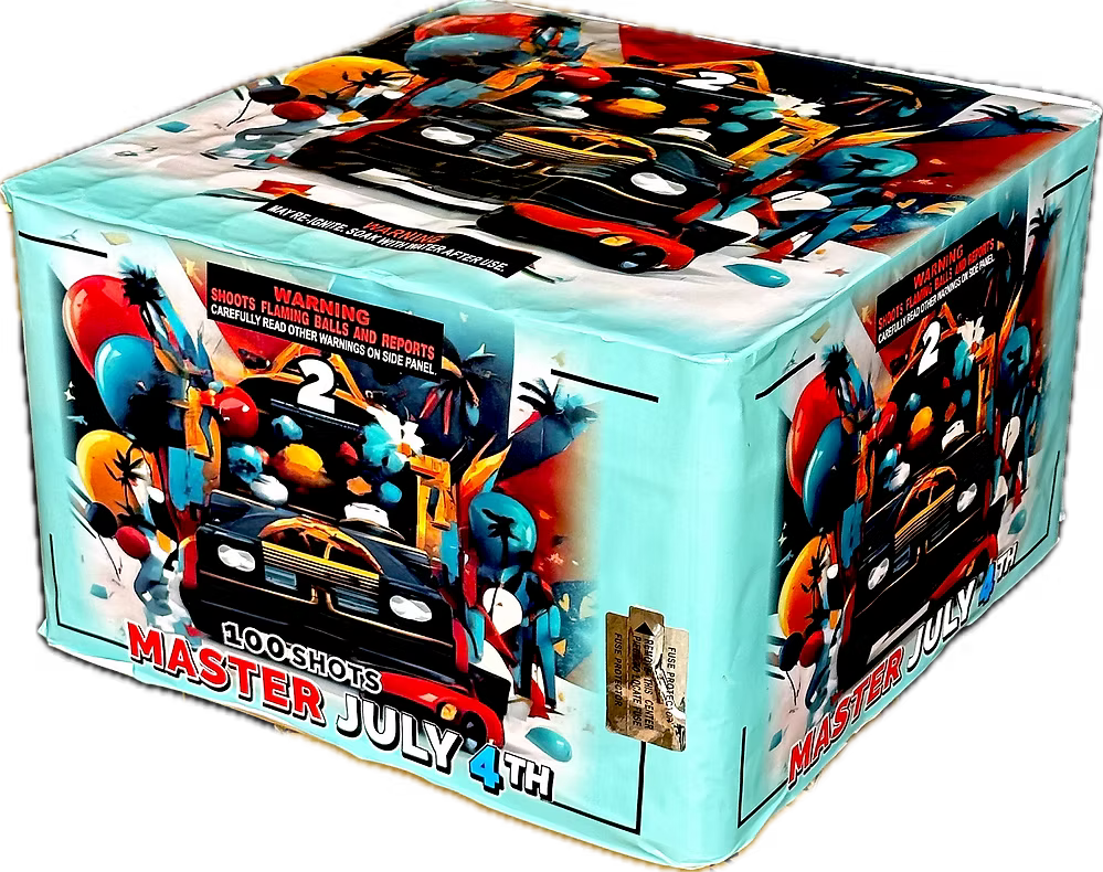 Master 4th of July 2 100-Shot XXL Aerial Cake