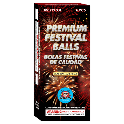 Premium Festival 1 in.6-Shot Ball Shells