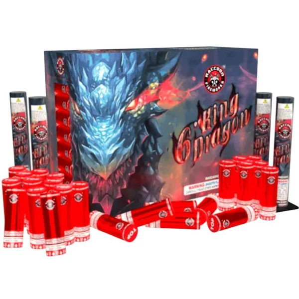 King Dragon 24-Shot 6 in. Canister Shells
