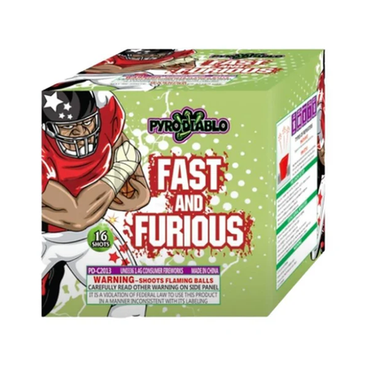 Fast & Furious 16-Shot Standard Aerial Cake | Case Pack™ 12/1