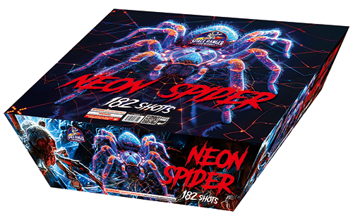 Neon Spider 182-Shot XL Aerial Cake