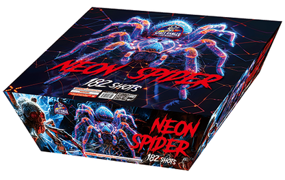 Pastel aéreo Neon Spider 182 disparos XL