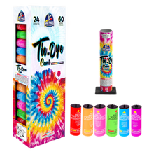Tie-Dye 24-Shot 5 in. Canister Shells