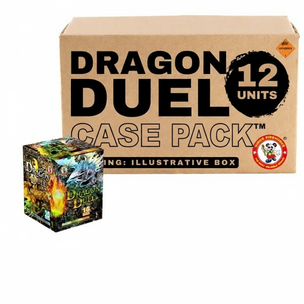 Dragon Duel 16-Shot Standard Aerial Cake | Case Pack™ 12/1