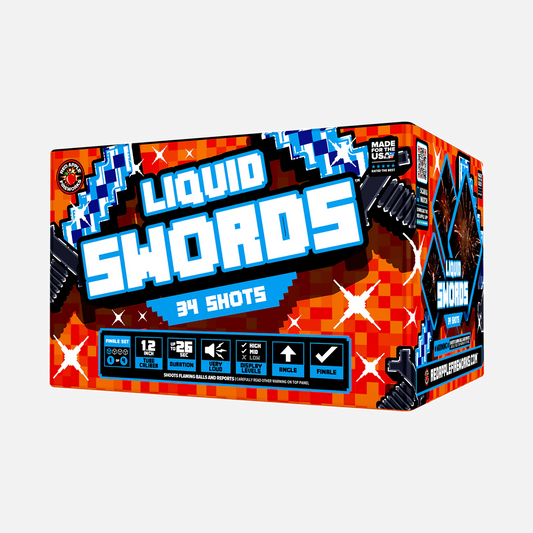 Swords™ Set de Final de Fuegos Artificiales XL® de 136 Disparos®