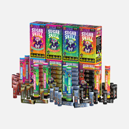 Sugar Skulls® Carcasas de Mortero de 6 Tiros y 6 Pulgadas XXL™