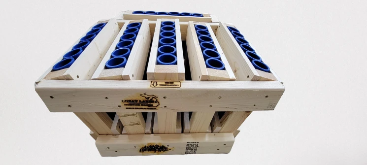 Great Lakes Mortar Racks™ HELLFIRE 36-Shot Fan Rack
