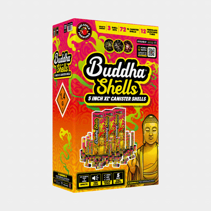 Buddha 24-Shot 5 in. XL Canister Shells