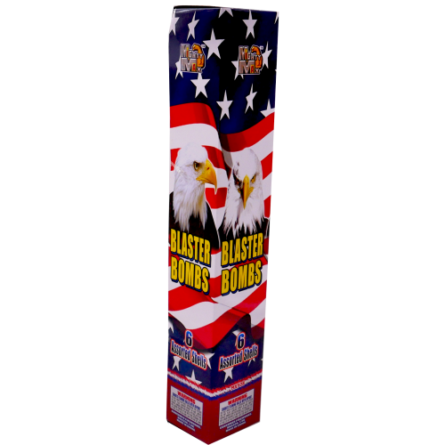 Bombas Blaster Carcasas de bola de 1.5 pulgadas y 6 disparos