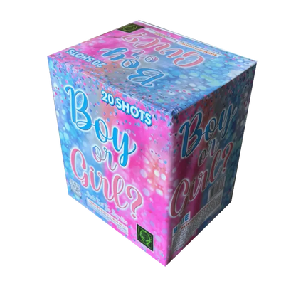 Boy or Girl? 20-Shot Daytime XL Aerial Cake