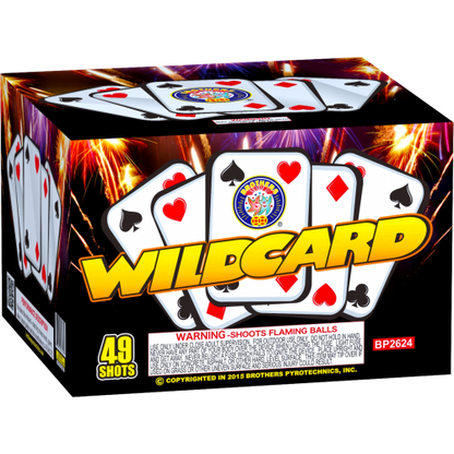 Wildcard 49-Shot Standard Aerial Cake | Case 12/1