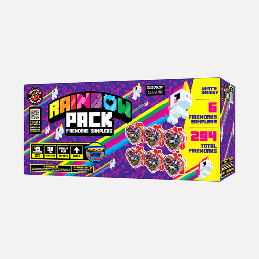 Rainbow Pack Heart Shaped Backpack Samplers®