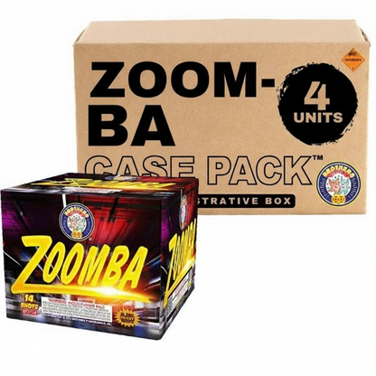 Zoomba 14-Shot XL Aerial Cake | Case Pack™ 4/1