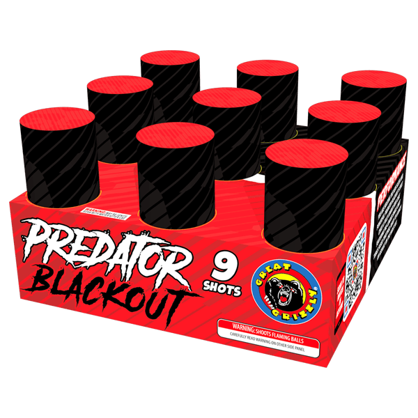 Predator Blackout 9-Shot XXL Aerial Cake