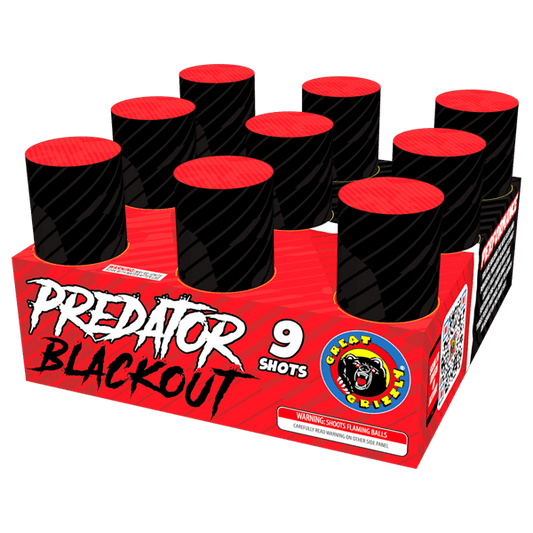 Predator Blackout 9-Shot XXL Aerial Cake