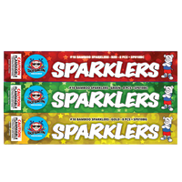 #10 Bamboo Sparklers Color (12-Pack, 96 Sparklers)
