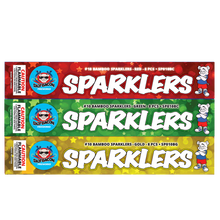 #10 Bamboo Sparklers Color (12-Pack)