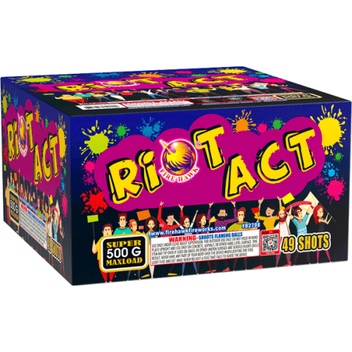 Riot Act 49-Shot XL Aerial Cake