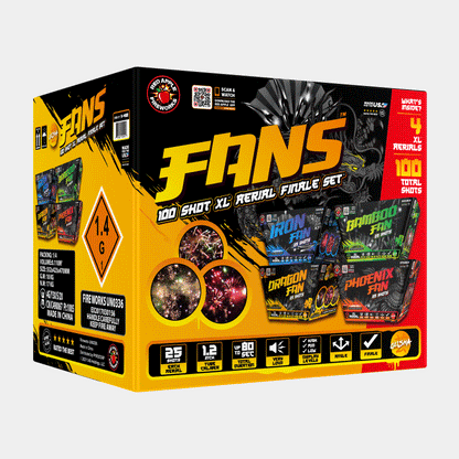 Fans 100-Shot XL Aerial Finale Set