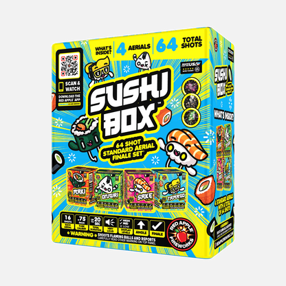 Set de final aéreo estándar de 64 disparos Sushi™®