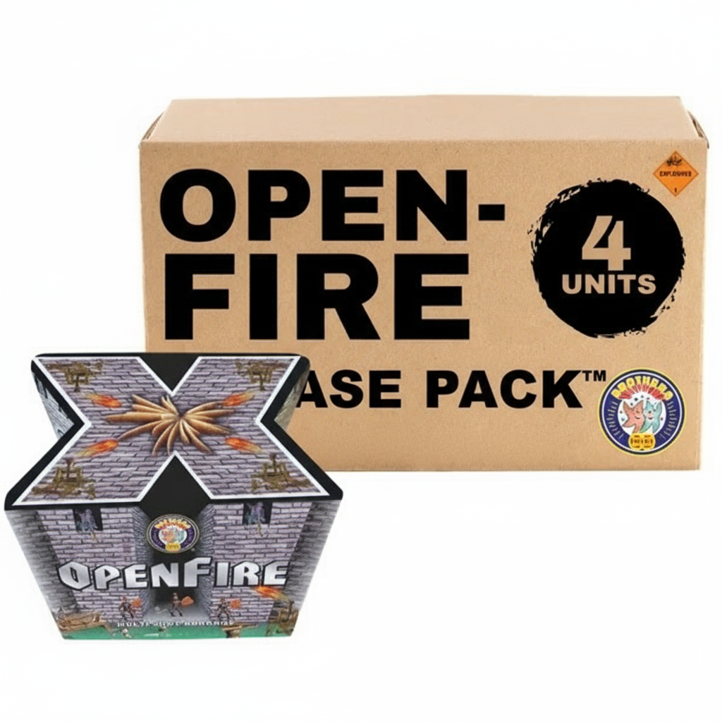 OpenFire 33-Shot XL Aerial Cake | Case Pack™ 4/1
