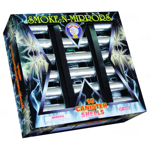 Smoke n Mirrors 18-Shot 1.75 in. Canister Shells