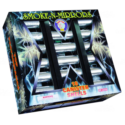 Smoke n Mirrors 18-Shot 1.75 in. Canister Shells
