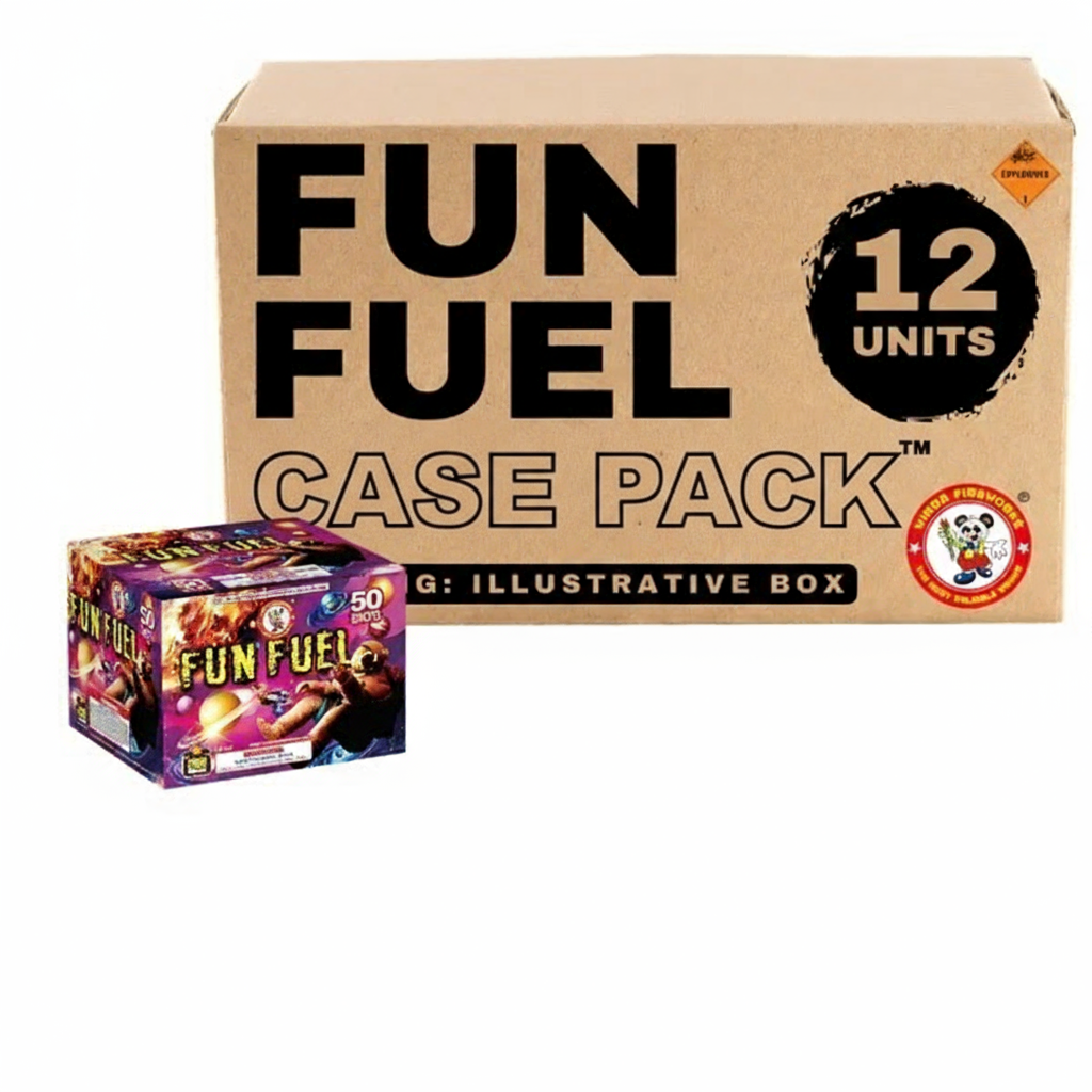 Fun Fuel 50-Shot Standard Aerial Cake | Case 12/1