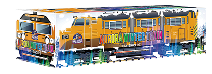 Aurora Winter Train 80-Shot XL Aerial Cake