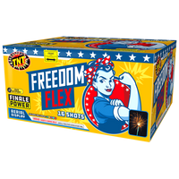 Tarta aérea Freedom Flex XL de 16 disparos