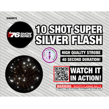 Super Silver Flash 10-Shot XL Aerial Cake
