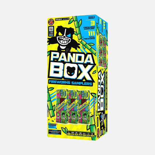 Panda Box® 692 Surtido de fuegos artificiales Shot Fireworks Sampler®