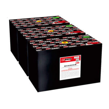 Tarta compuesta profesional Heat Seeker de 134 disparos