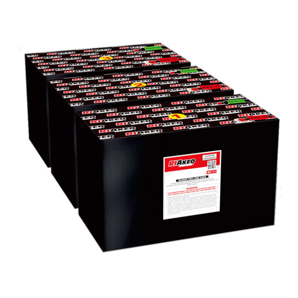 Tarta compuesta profesional Heat Seeker de 134 disparos