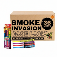 Smoke Invasion (Paquete de 4) Bomba de Humo Grande | Caja de 36/1