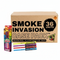 Smoke Invasion (Paquete de 4) Bomba de Humo Grande | Caja de 36/1