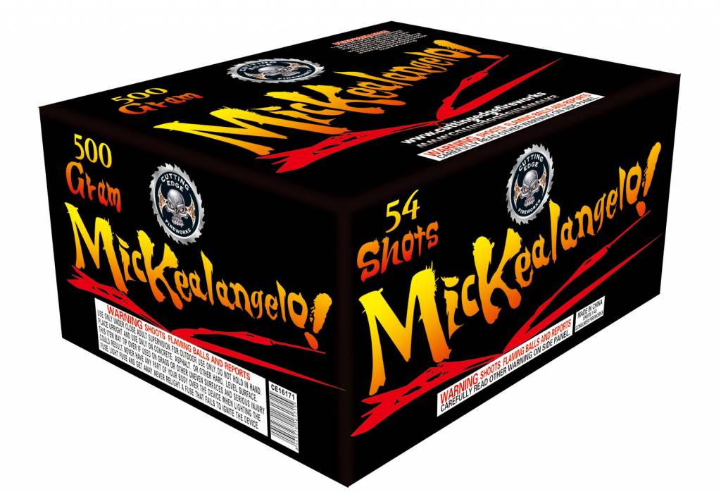 Mickealangelo! 54-Shot XL Aerial Cake