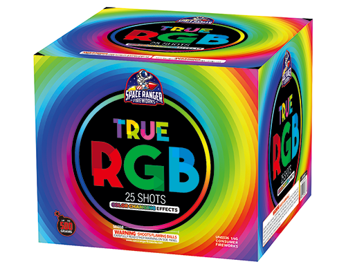 True RGB 25-Shot XL Aerial Cake