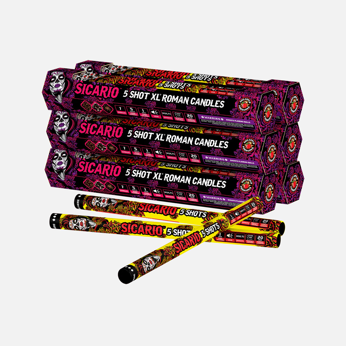 Sicario 5-Shot XL Roman Candle